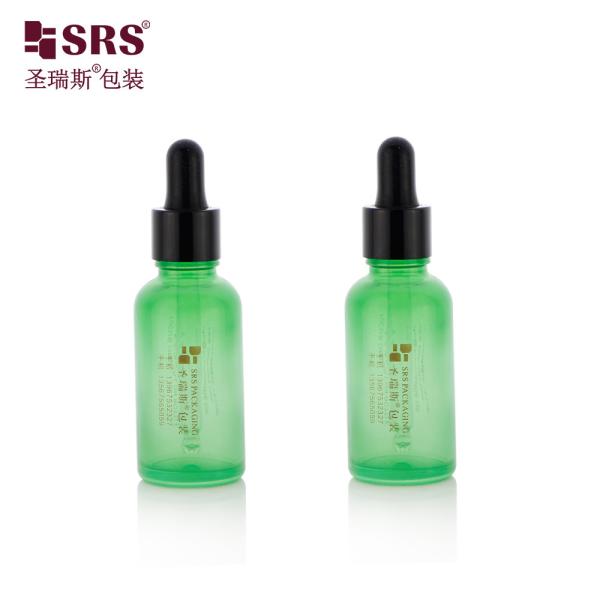 Industrial Glass Dropper Bottle Tranlucent Coating For Cosmetic Pharmaceutical