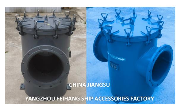 Pompes à eau de mer Filtre à eau de mer avec caoutchouc, filtre à eau de mer à inhalation AS350 CB/T 497-94 -Feihang Marine