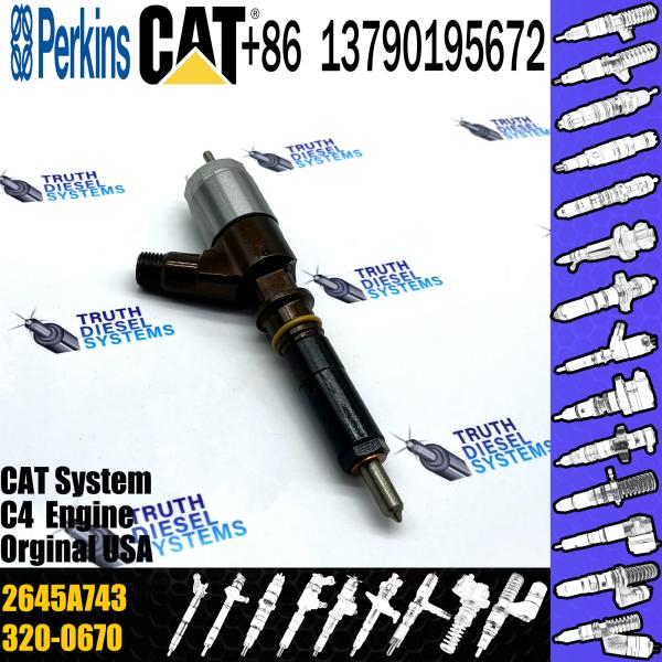 Diesel Common Rail Nozzle Injector fuel inyector 3210990 10R-7668 10R7668 321-0990 2645A743 For Caterpillar