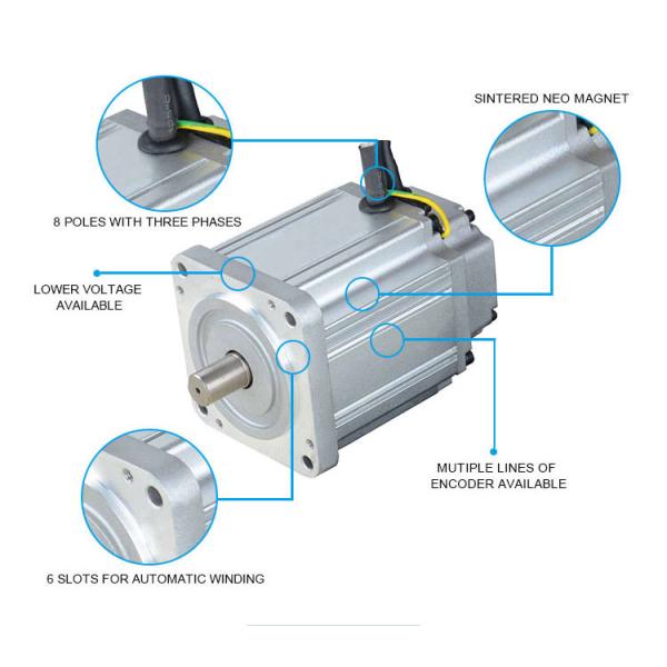 316W Water Cooled Brushless DC Motor