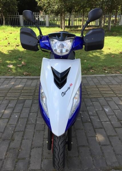 Professional Street Legal Gas Scooters Low Emission Convenient Plastic Body Shell