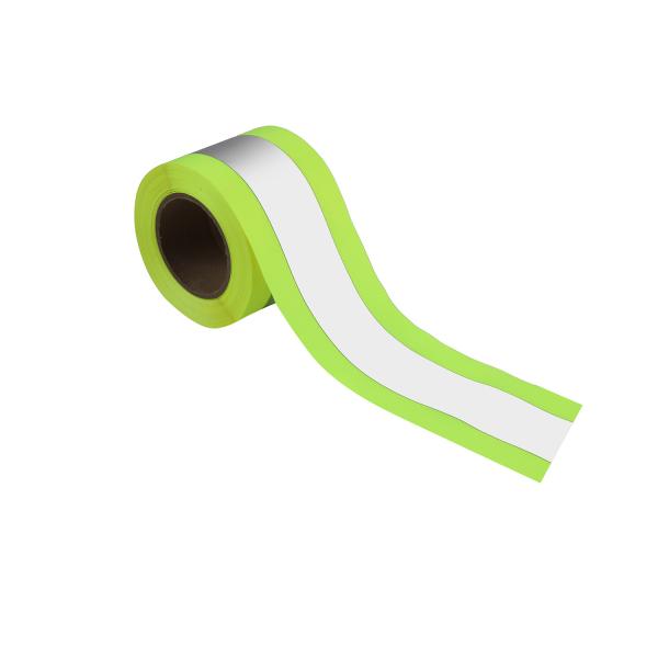 Жилет 40MM идущий задействуя отражательные ремни для апельсина бегунов сплетенного нейлоном зеленого