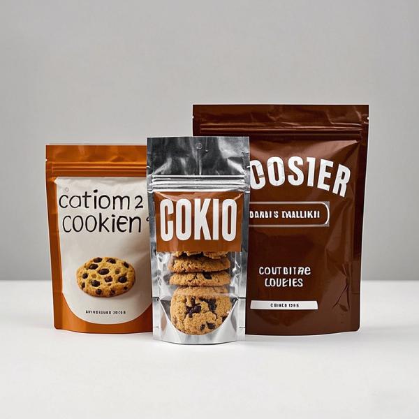 Wholesale Custom Printed Mylar Bags For Cookies Branded Pouches Factory Direct