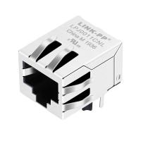 Único porto de LPJ0011CNL RJ45, cruz fêmea 13F-64ND2NL do Ethernet de Jack 10/100Mbps