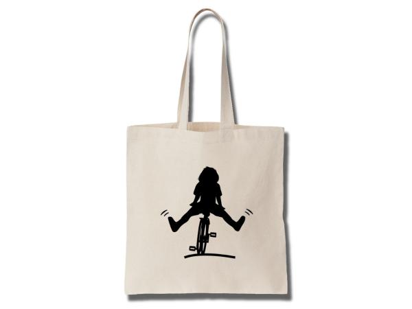 Cotton Tote Bag Women Fun Bike- Cotton Tote Bag Women by loonde GOOD price and best server