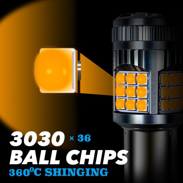 Aluminum Alloy 1156 Car Turn Signal Light Vehicles Led Tail Lamp Bulbs