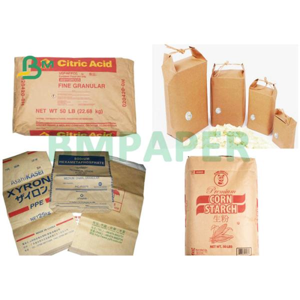 Wood Pulp 80Grams 90Grams Sack Cement Paper Roll For Packaging
