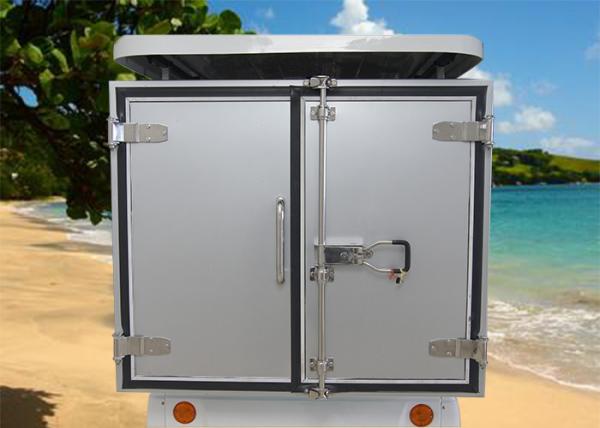 Aluminum Box Custom Electric Golf Carts With Roof Rack For Hotels and Resorts