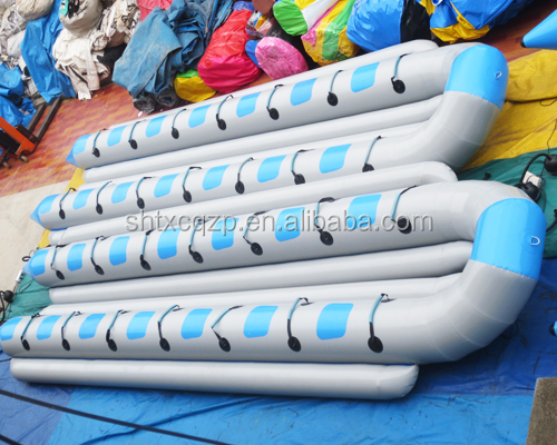 Custom 0.9mm PVC Tarpaulin Boat Towable Tube Water Games China Manufacturer