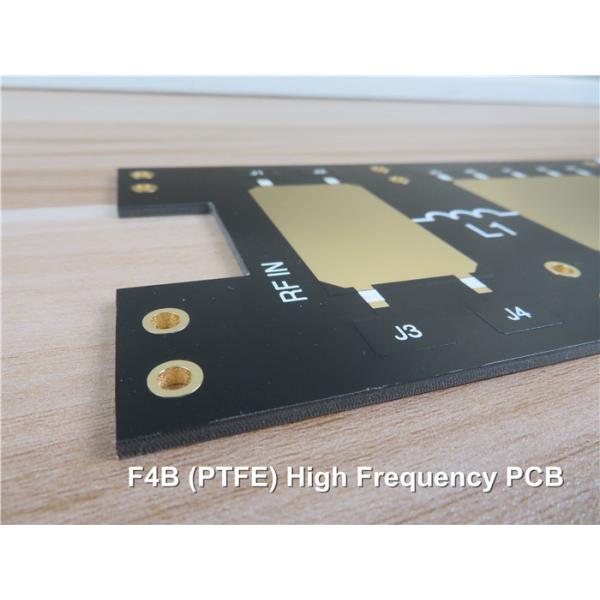 Металл основал высокочастотный построенный PCB на 3.0mm PTFE 1.0oz с золотом погружения для прибора радио