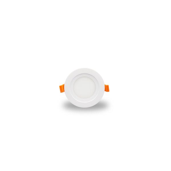 Round Shaped Residential Recessed Lighting Fixtures 6w 90mm 4000K