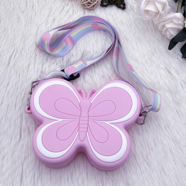 Милая Бабочка Кроссоди Сумка Малыш Кроссоди Сумка Кошелек Рамочные Сумочки Ручная Сумка Кроссоди Сумочки Монеты Сумочка Для Детей