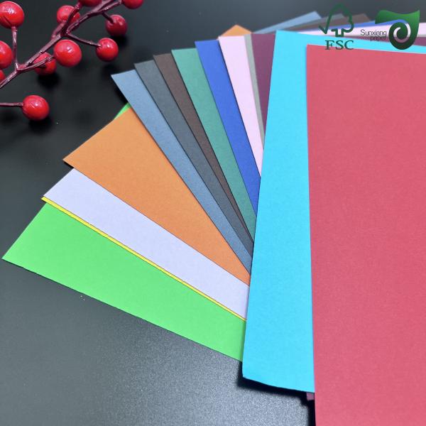 FSC Circle Offset Uncoated Colored Paper Sheets Jumbo 150g 180g 8.5 11 C2S Art Board