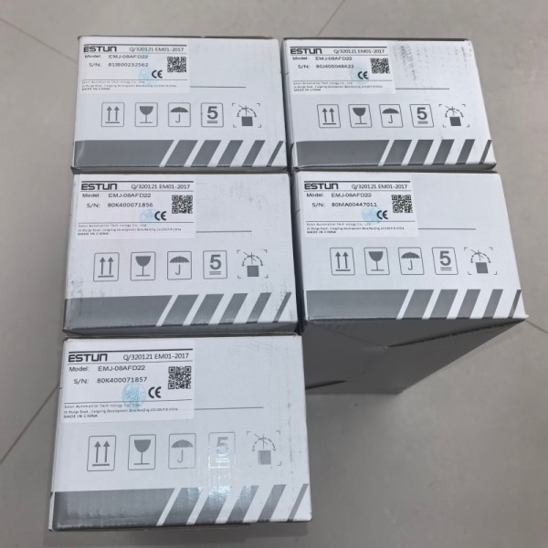 Estun EMJ-08APB22 750W AC Servo Motor with 3000 RPM and IP65 Protection for Industrial Automation