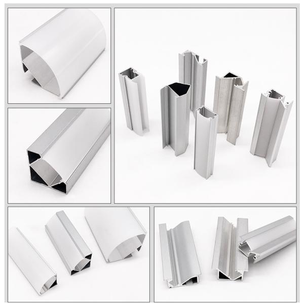 Decorative Aluminum Mounting Channel For Flexible Strip Lights 8.5mm Height