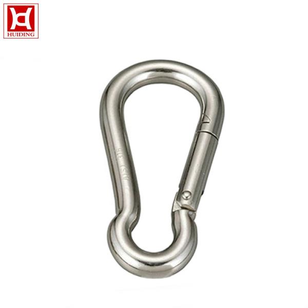 Huiding M10 Carabiners 316 Stainless Steel Snap Hooks 10mm*100mm For Marine