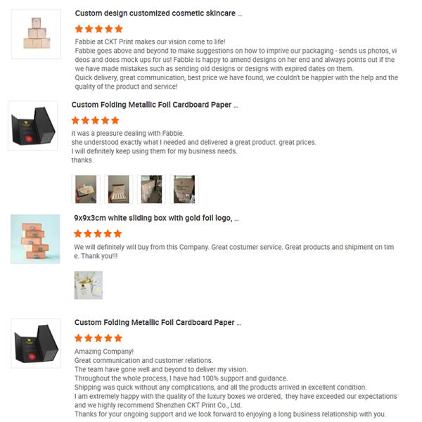 Boîte cosmétique ondulée personnalisée avec poignée et impression de logo