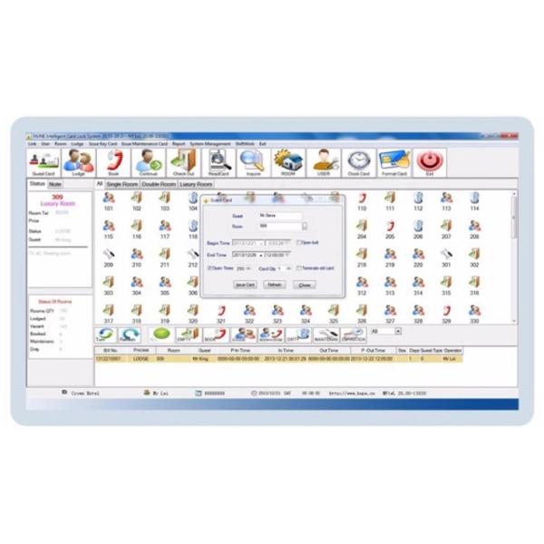 European Hotel Wifi Smart Door Lock Cylinder 304 Stainless Steel