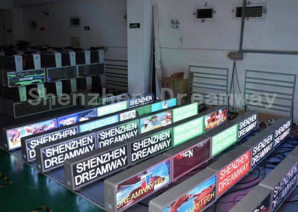 Waterproof 4g Wireless Taxi LED Display Sign P5 Two Sides 1.6mm Thickness PCB 600W