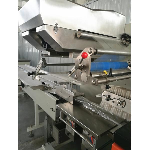 Bread, Chocolate, Biscuit Packing Machine / 50-60Hz Snack Food Packaging Equipment