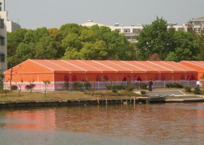 Heavy Duty 20 X 20m Large Outdoor Marquee Event Tent Red / White Color