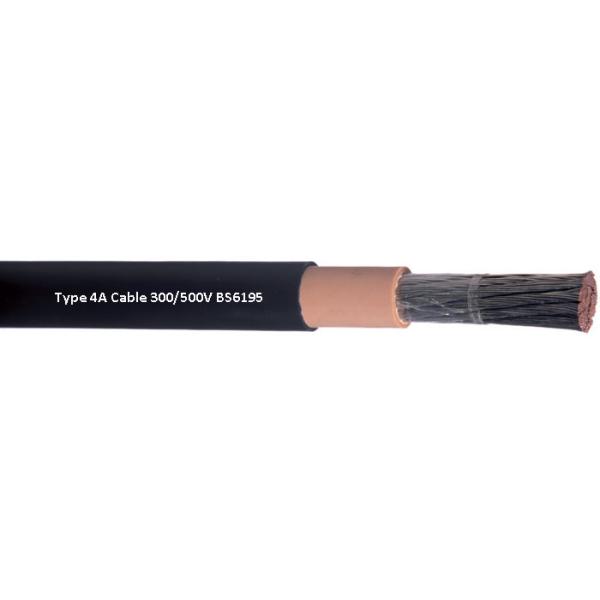 Coil Lead Cable Rubber Flexible Cable BS6195 Type 4 Heat Oil Resistance