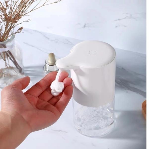 Bathroom Portable Standing Sensor Touchless Non Contact Rechargeable Automatic Hand Sanitizer Foam Soap Dispenser