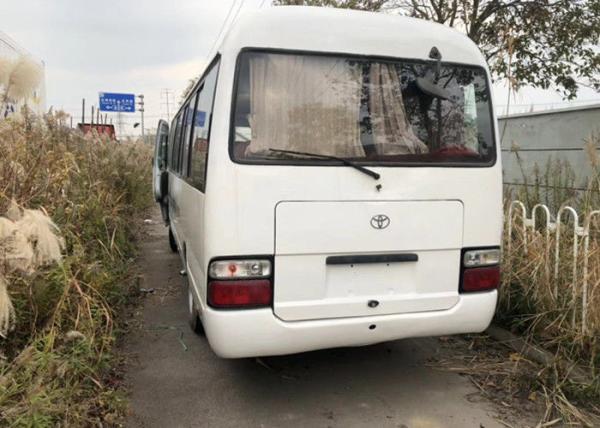 Simple Style Used Toyota Coaster 26 Passenger Euro 3 Emission Standard