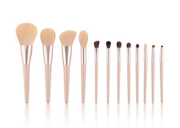 A composição sintética disponível escova o logotipo privado de Kit Make Up Brushes Set