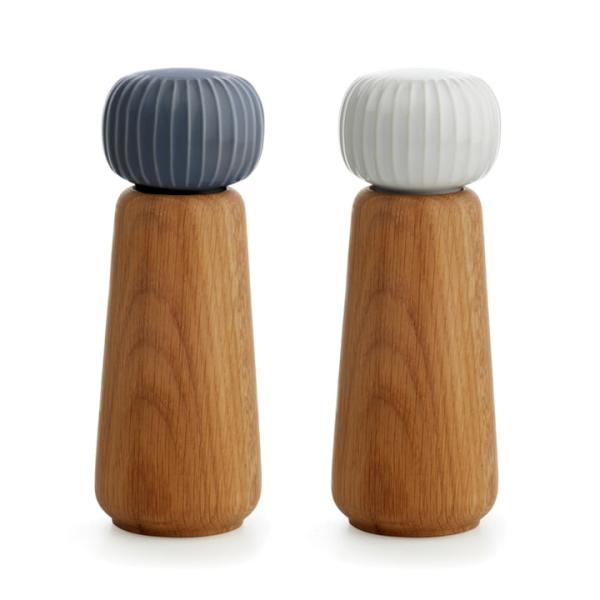 Custom Adjustable Pepper Mill Grinder 7 Inch Wooden Salt And Pepper Mills