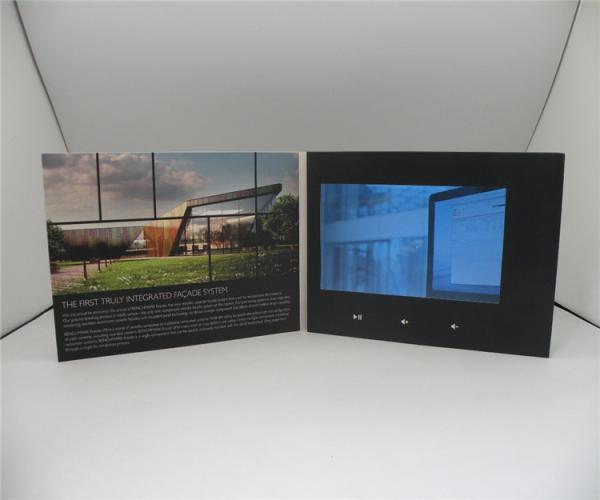 TFT PU LEATHER A5 LCD VIDEO CARD / LCD VIDEO BROCHURE For PROMOTION
