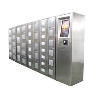Los armarios de encargo de la venta del café del líquido refrigerador trabajan a máquina el acero inoxidable con la puerta transparente