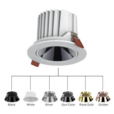 OEM Knob Switch Spotlight Recessed Downlight Embedded Anti Glare