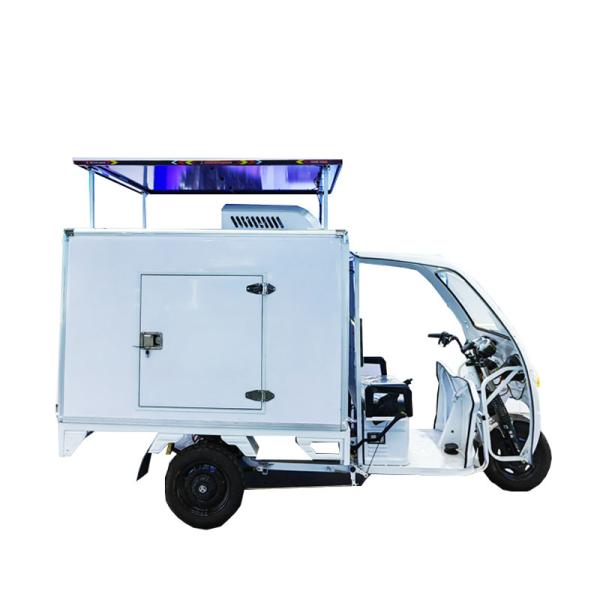 800w Eco Friendly Refrigerated Electric E Trike Cargo With Advanced Cooling System