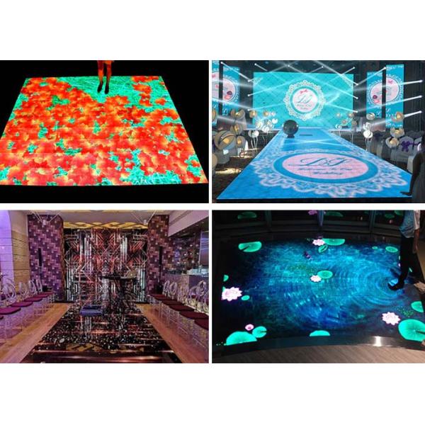 P8 Interactive Outdoor Dance Floor LED Display IP65 For Entertainment Center