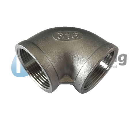 Astm Standard 304 Stainless Steel Pipe Fitting Bpt Or Npt Threaded Low Pressure Elbow