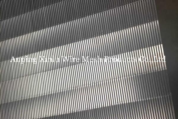 Entalhe de aço inoxidável 1x2mm da tela de filtro 0.05MM do fio da cunha para a peneira do amido
