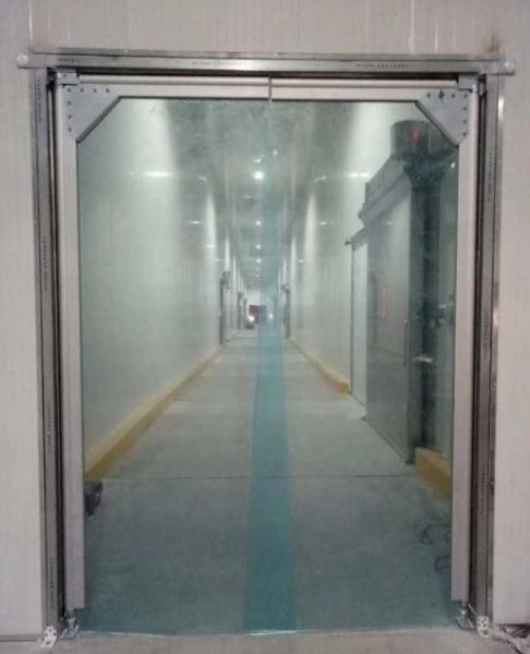 Flexible Soft PVC Swing Door Finished Kitchen Traffic Door Anti Collision