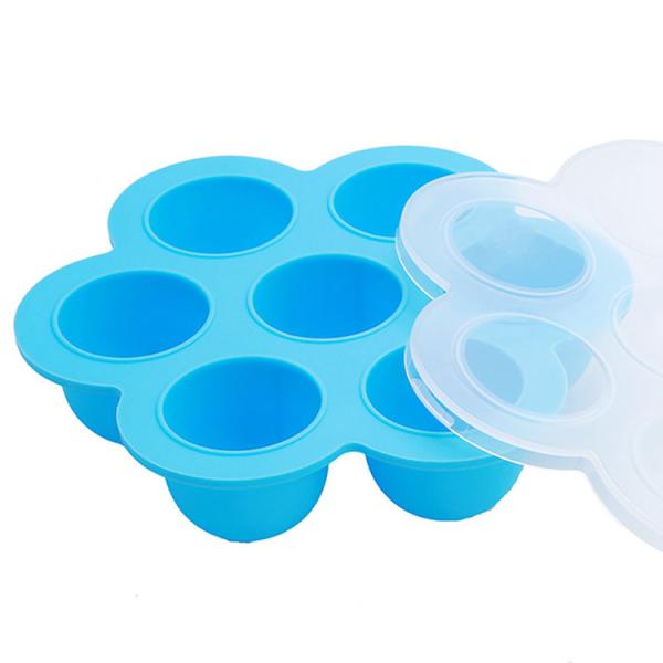 Baby Complementary Silicone Ice Trays Food Grade Customized Color With Lids