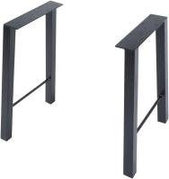 Bases contemporaines de table de salle à manger en métal en métal de café de 22 pouces de jambes modernes de Tableau