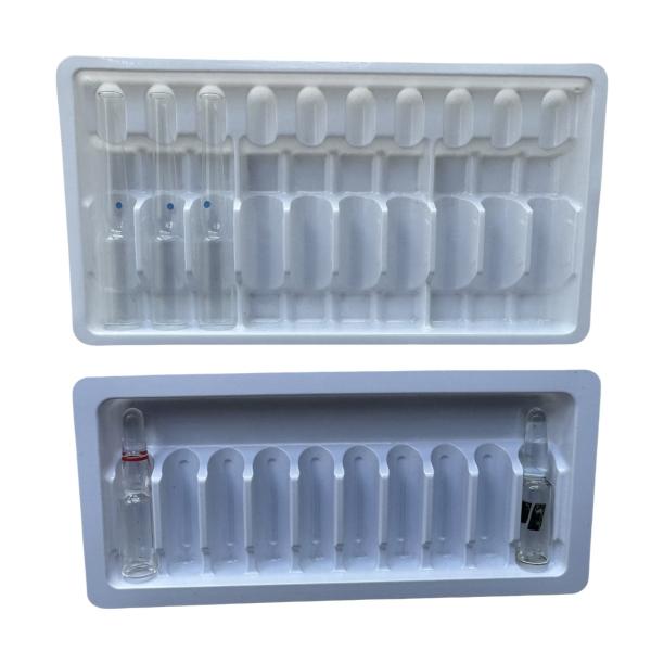 PET packaging tray customization medicine water injection ampoule tray customization