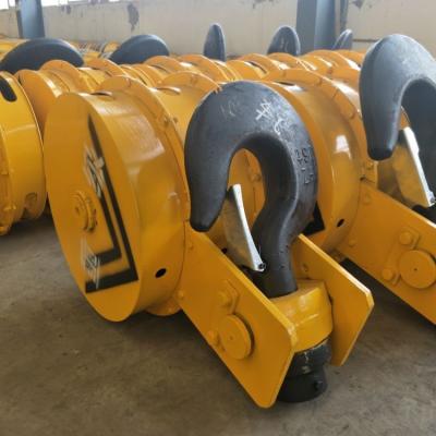 Gancho de levantamento de 10 ganchos de Ton Crane Hook Block Mobile Crane
