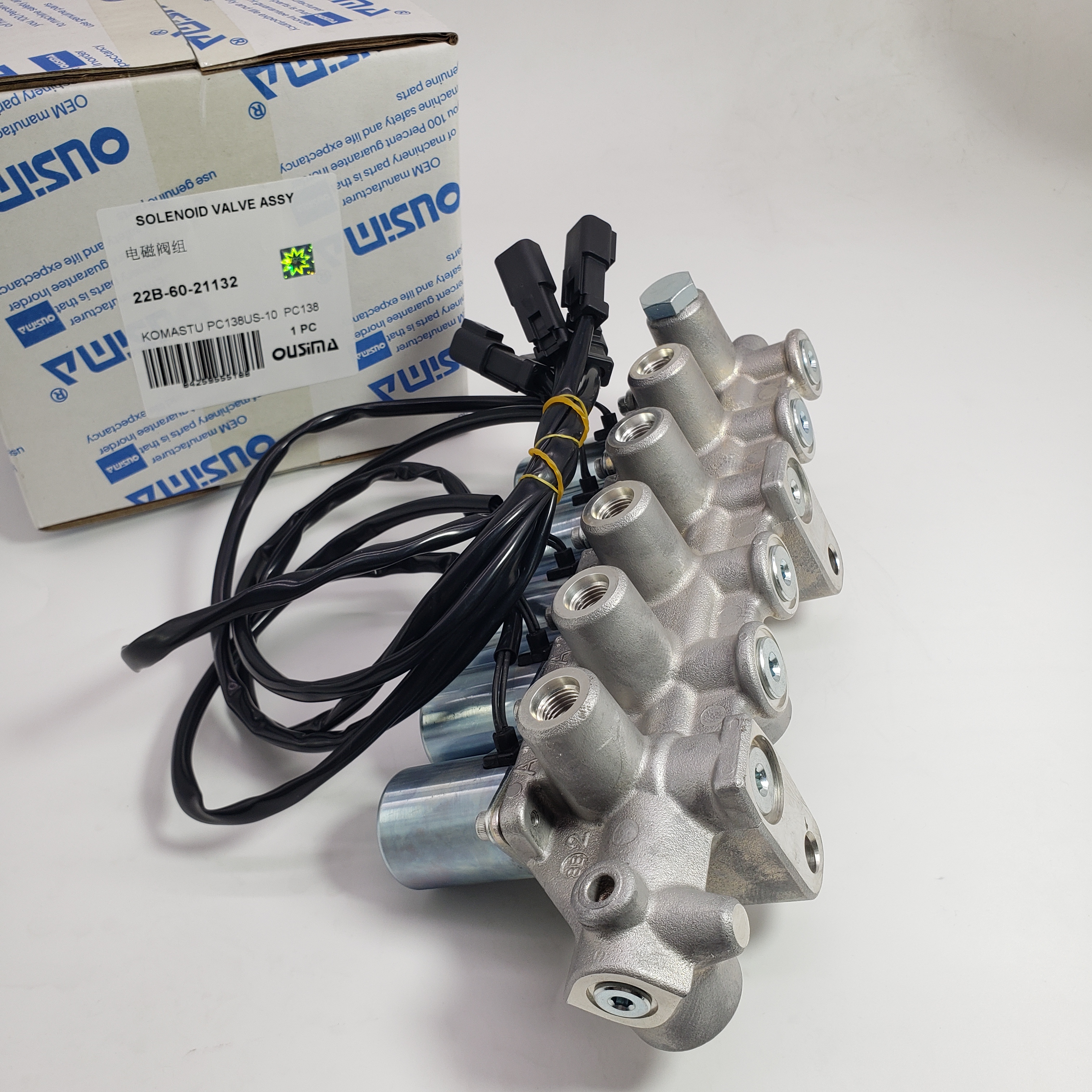 Excavator Solenoid Valve Group 22B-60-21132  For KOMATSU PC138US-10 PC138