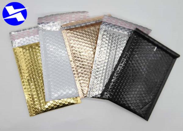 Self Adhesive Metallic Mailing Envelopes , Padded Shipping Envelopes 6*9 Inch