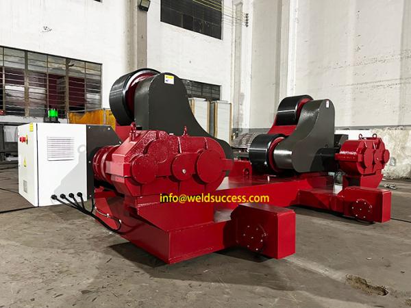 Self Aligning Pipe Welding Rotator 60T Motorized Travelling For Heavy Duty
