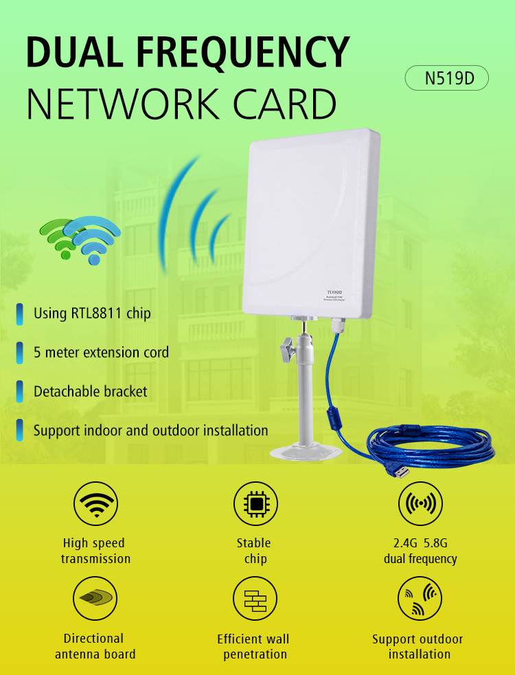антенна Wifi двойного диапазона 5GHz на открытом воздухе, антенна ракеты -носителя сети FCC Wifi