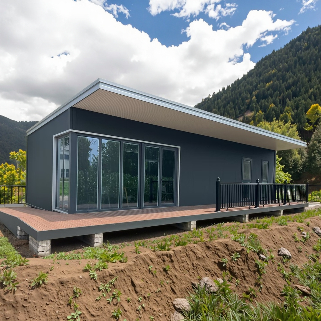 Fast-Construed Integrated House Steel Frame Container with Toilet Use Product Type