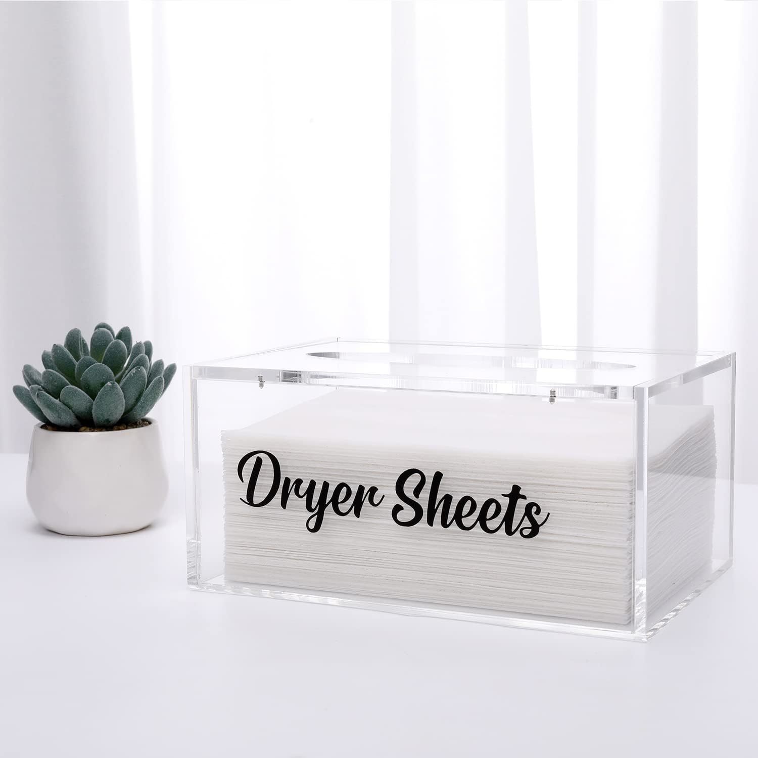 Transparent Rectangular Acrylic Display Box Size 8.66