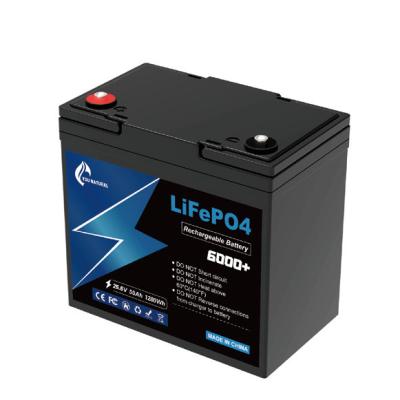 Ciclo profundo 24V Lifepo4 bateria 50ah bateria de lítio recarregável