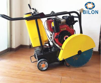 Compact Road Cutting Machine 15-25HP Gasoline / Diesel Mobile Concrete Saw Cutting